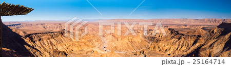 Fish River Canyon in Namibia panorama view 25164714