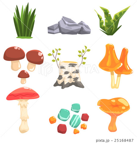 Woods Landscape Natural Elements, Plants And 25168487