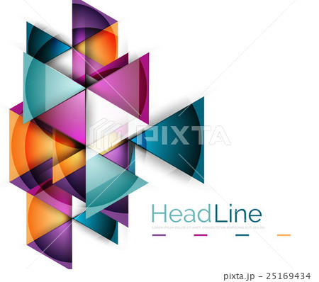 Glossy glass modern triangle layout Glossy glass modern triangle layout 25169434