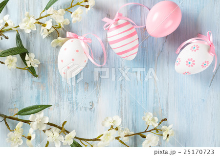 Easter eggs frame. Easter eggs frame. 25170723