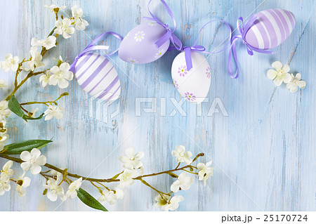 Easter eggs frame. 25170724