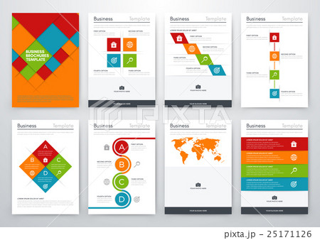 Modern infographic vector concept 25171126