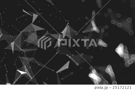 Abstract polygonal space low poly dark background Abstract polygonal space low poly dark background 25172121