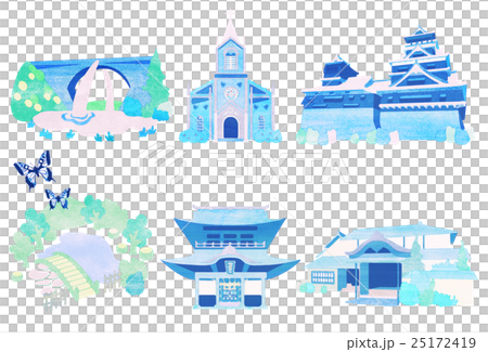 熊本県イラスト 25172419