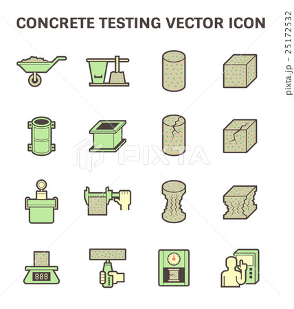 Concrete testing icon 25172532
