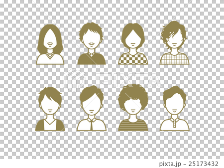 ヘアスタイル イラスト ヘアスタイル イラスト 25173432