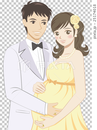 授かり婚(新郎新婦) 25174018