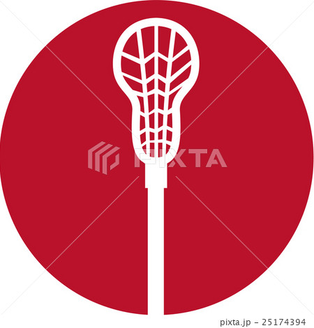 Lacrosse Stick Circle Icon 25174394