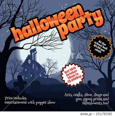 Halloween Party Flyer Leaflet Halloween Party Flyer Leaflet 25176585