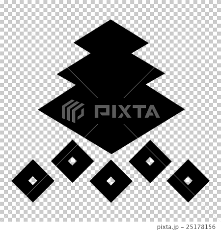 三好氏　三階菱に釘抜 25178156