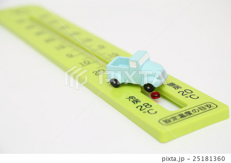 車と温度計 車と温度計 25181360
