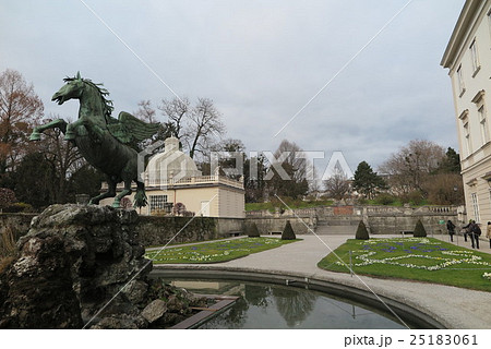 ザルツブルクのミラベル庭園 Salzburg Mirabellgarten の写真素材