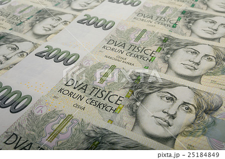 czech banknotes crowns background czech banknotes crowns background 25184849