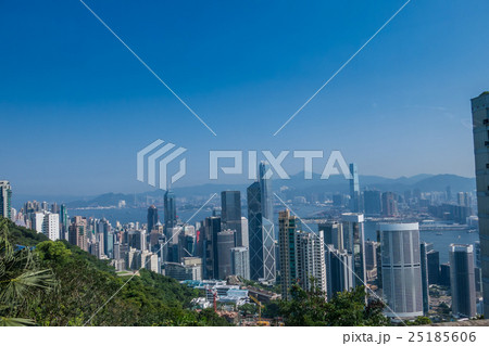 ビクトリアピークからみた香港 ビクトリアピークからみた香港 25185606