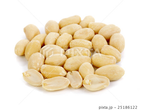 peanut on white background peanut on white background 25186122