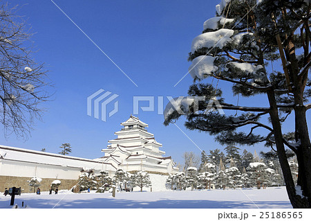 冬の鶴ヶ城 冬の鶴ヶ城 25186565