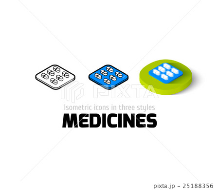 Medicines icon in different style Medicines icon in different style 25188356