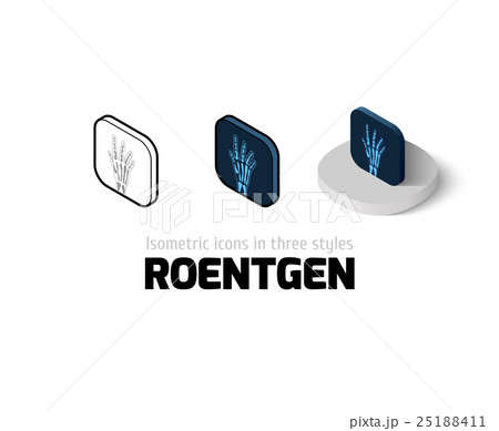 Roentgen icon in different style 25188411