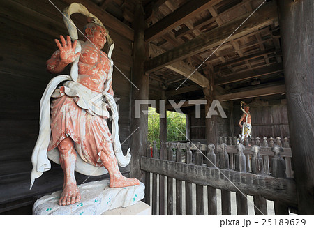 四国霊場第8番札所「熊谷寺」仁王門の金剛力士像 四国霊場第8番札所「熊谷寺」仁王門の金剛力士像 25189629