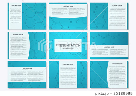 Set of modern business presentation templates in 25189999