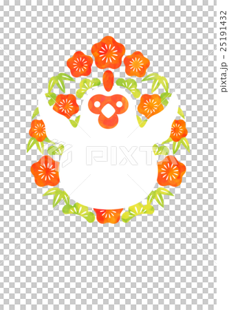 酉年・松竹梅たまご 酉年・松竹梅たまご 25191432