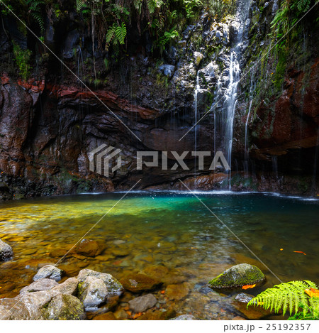 Waterfall Levada das 25 fontes, Madeira Island 25192357