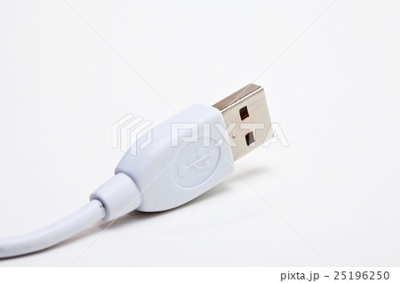 White USB connecter 25196250