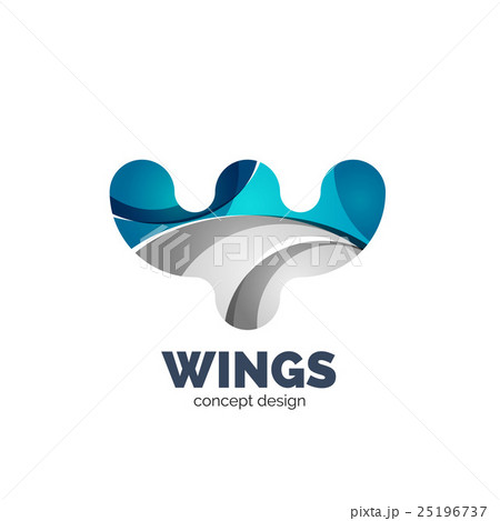 Modern abstract futuristic logo 25196737