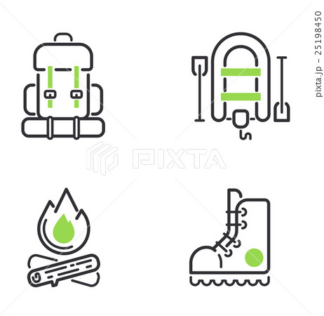 Camping icon vector isolated Camping icon vector isolated 25198450