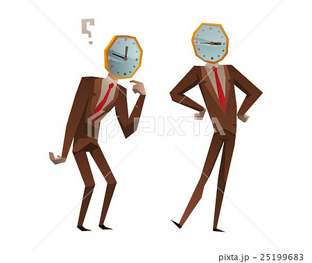 Businessman watch head vector illustration Businessman watch head vector illustration 25199683