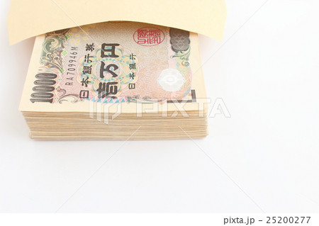封筒とお金 封筒とお金 25200277