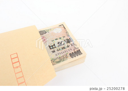 封筒とお金 封筒とお金 25200278