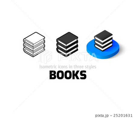 Books icon in different style 25201631