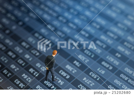 Concept of financial stock market. 25202680