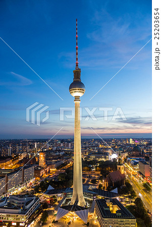 Panoramic view of Berlin, Germany. 25203654