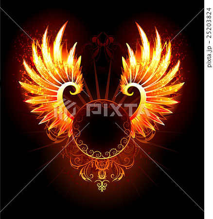 Banner With Wings Phoenixのイラスト素材 25203824 Pixta