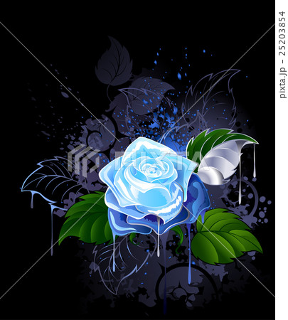 blue roseのイラスト素材 [25203854] - PIXTA