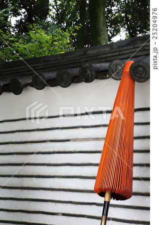 神社　和傘　神前式 25204976