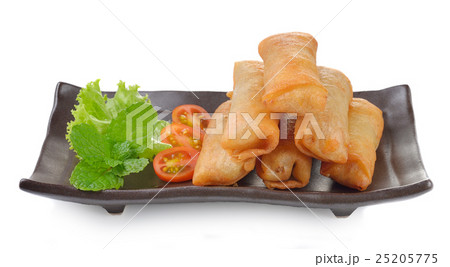 Fried chinese spring roll  for appetizer 25205775
