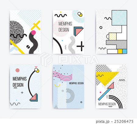 Colorful trend Neo Memphis geometric poster 25206475