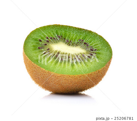 slices of a kiwi on a white background slices of a kiwi on a white background 25206781