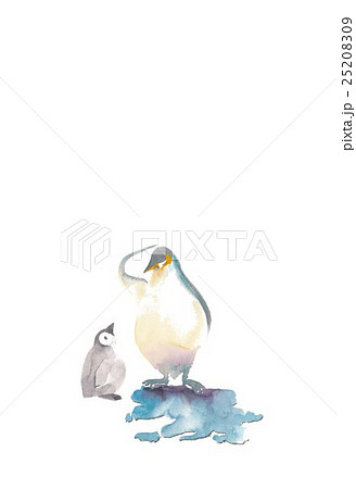 ベスト かわいい ペンギン イラスト 水彩 ただの無料イラスト