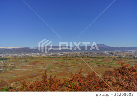 妻女山に建つ展望台からみた風景 妻女山に建つ展望台からみた風景 25208605