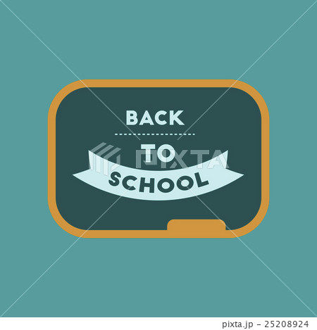 flat icon on background Back to school board 25208924