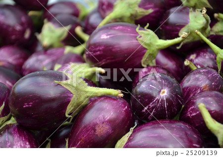 Raw ripe Eggplant Raw ripe Eggplant 25209139