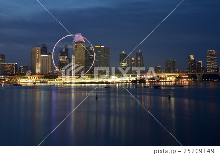 Singapore cityscape during sunset Singapore cityscape during sunset 25209149