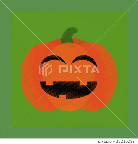 flat shading style icon halloween pumpkin flat shading style icon halloween pumpkin 25210253