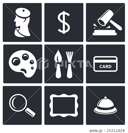 Museum icon collection Museum icon collection 25211028