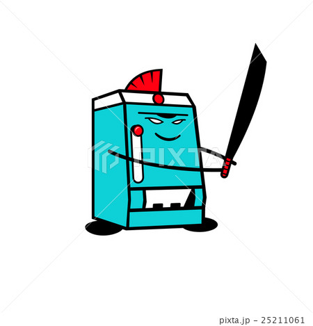 Samurai sushi robot device sign 25211061