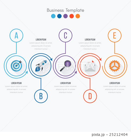 Thin line infographic element Thin line infographic element 25212404